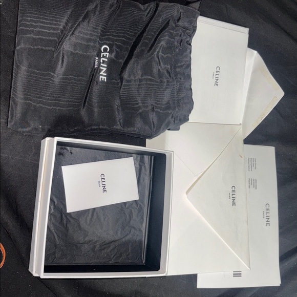 Celine Triomphe Triangle Mini Bag - Picture 5 of 7